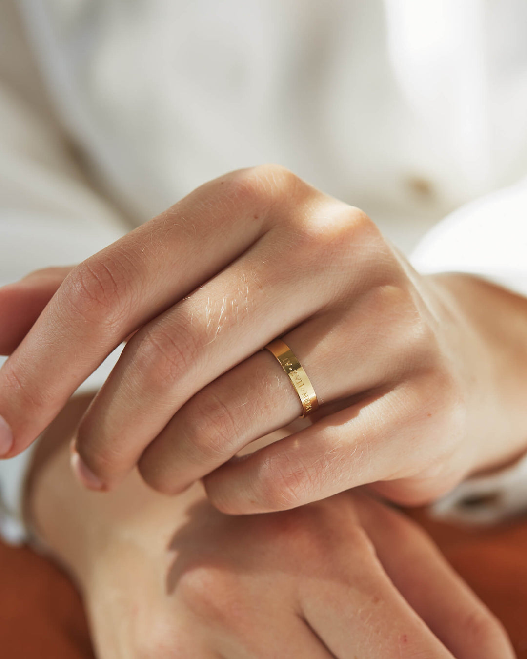 Personalised Muse Band Ring