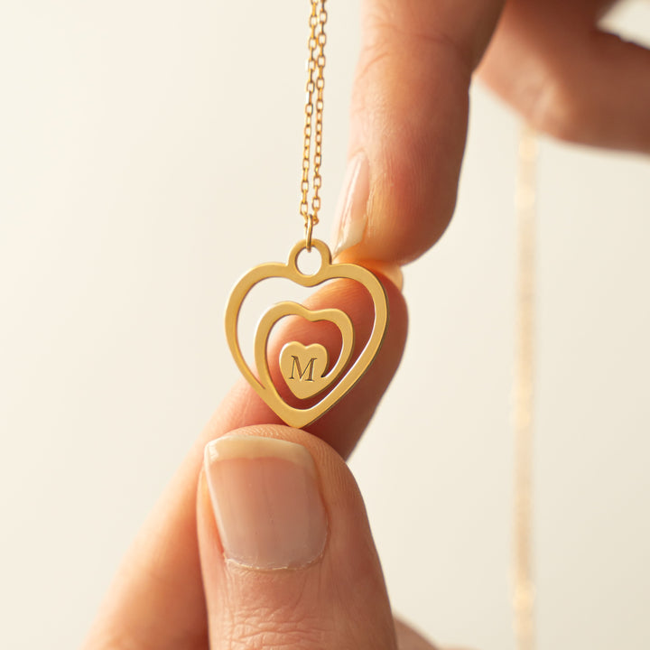 Forever Yours Heart Necklace - Personalized