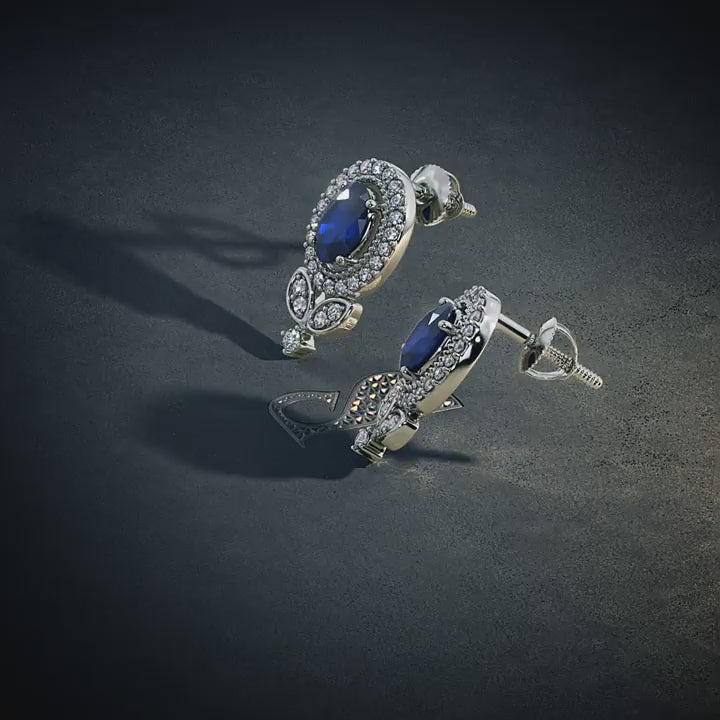 Vintage Earrings - 925 SILVER
