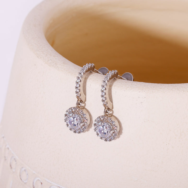 Silver Drizzle Drop Set with Link Chain