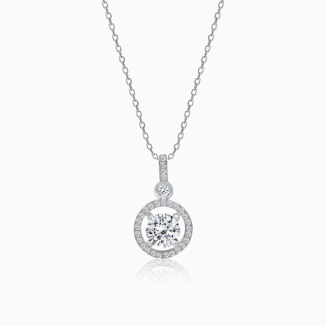 Silver Drizzle Drop Set with Link Chain