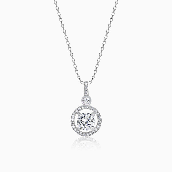 Silver Drizzle Drop Set with Link Chain