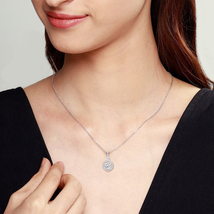 Silver Drizzle Drop Set with Link Chain