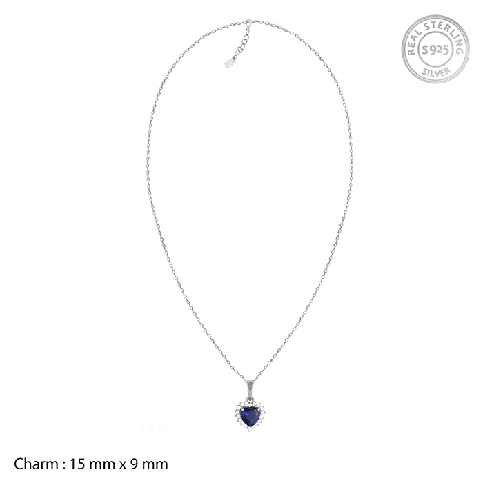 Silver Heart Of The Ocean Set