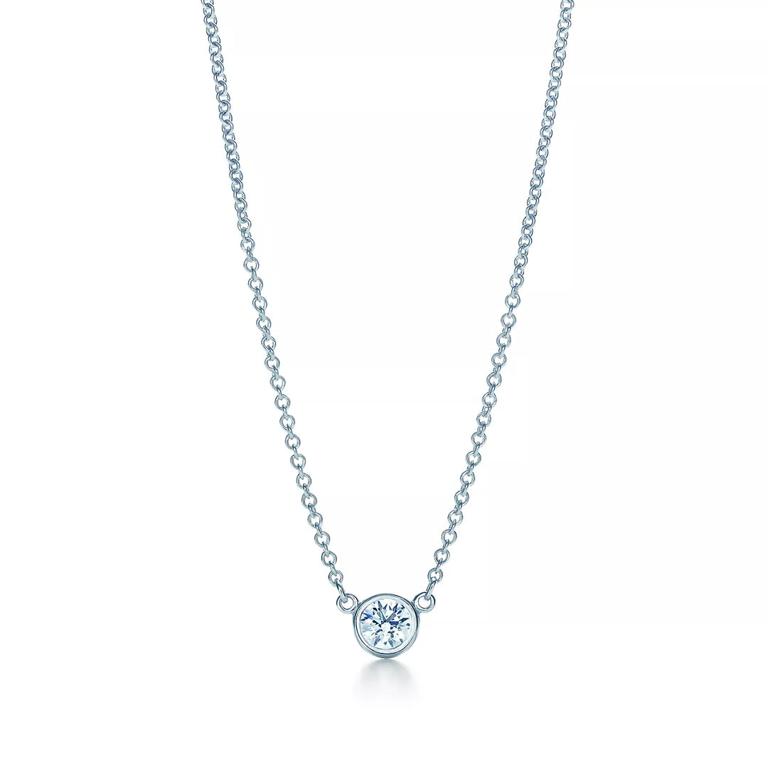 To My Daughter - GIFT - DIAMONDS By Yard Silver Necklace