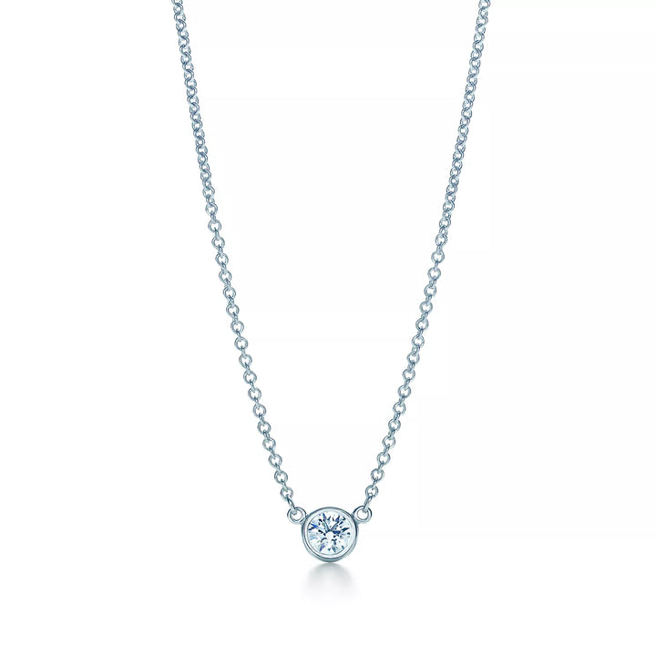 To My Daughter - GIFT - DIAMONDS By Yard Silver Necklace