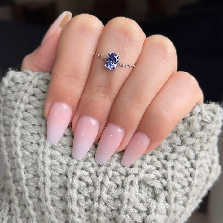 Mystic Mirage Tanzanite Sapphire Ring