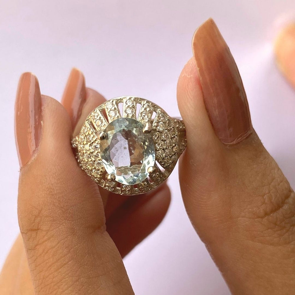 NATURAL AQUAMARINE - VIENNA - SENSATION Pakistan