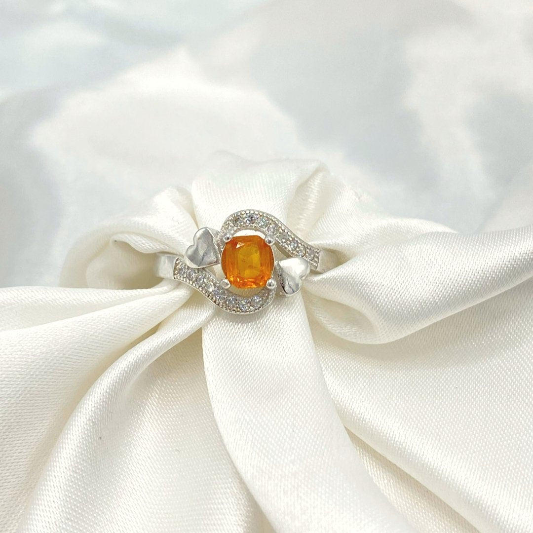 NATURAL YELLOW SAPPHIRE - BLOOMING HEART - SENSATION Pakistan