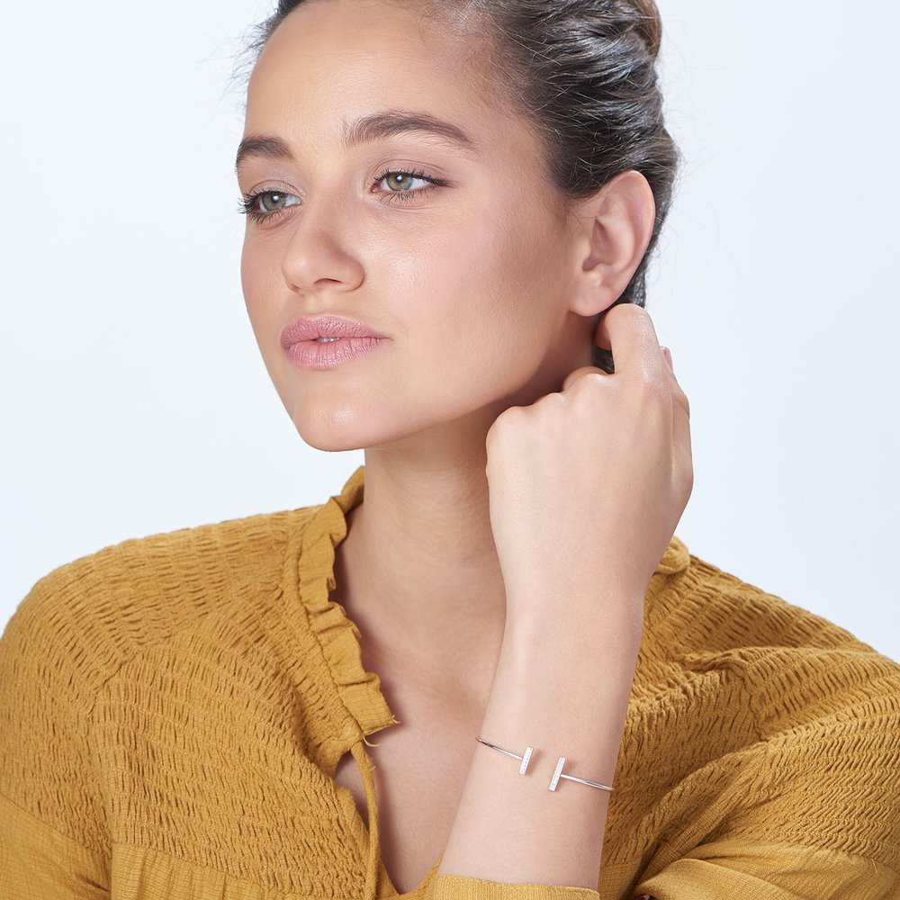 OPEN DOUBLE BAR BANGLE - SENSATION Pakistan