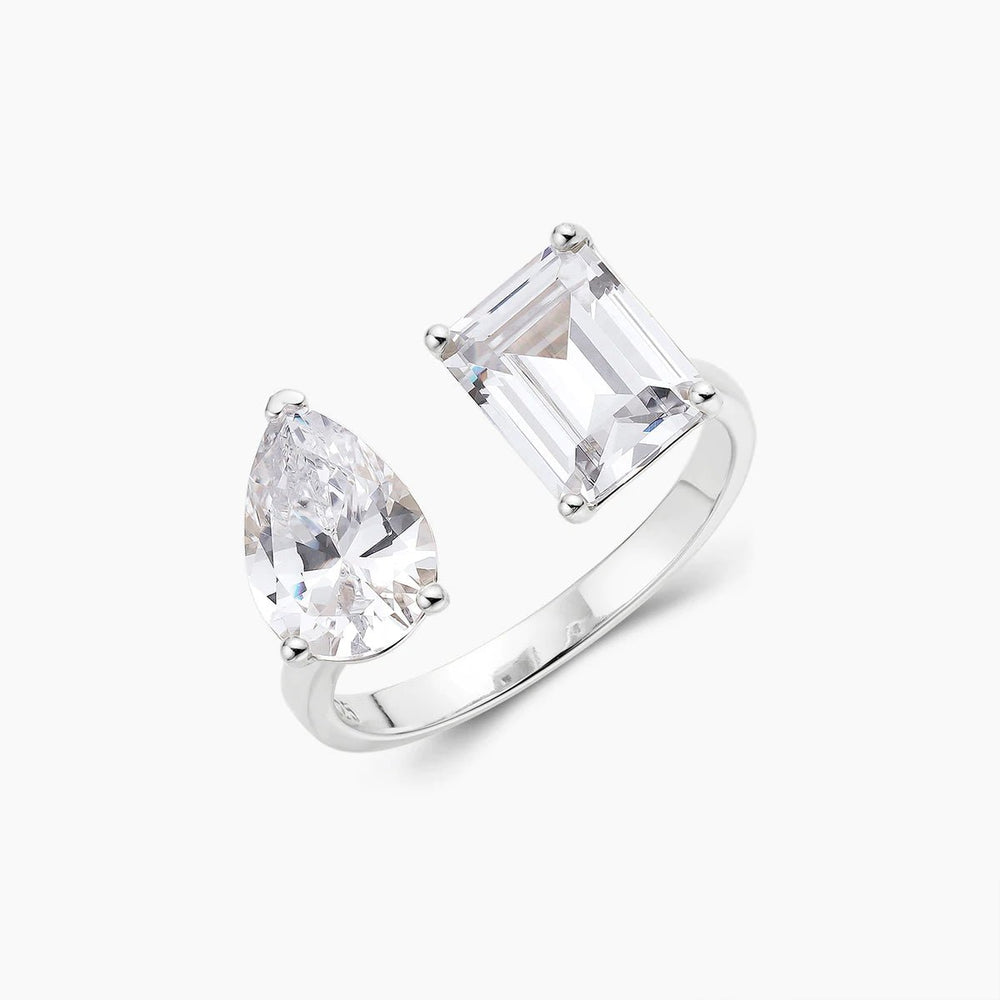 Rebus Suede special- 925 Silver Ring - SENSATION Pakistan