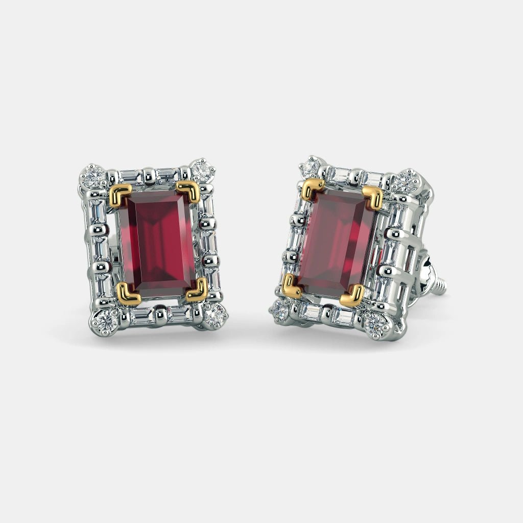 Royal-Bloom Earrings - 925 SILVER - SENSATION Pakistan