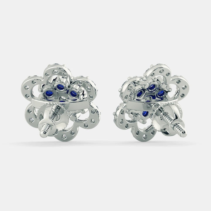 SOPHIN DIAMOND EARRINGS- 925 SILVER - SENSATION Pakistan