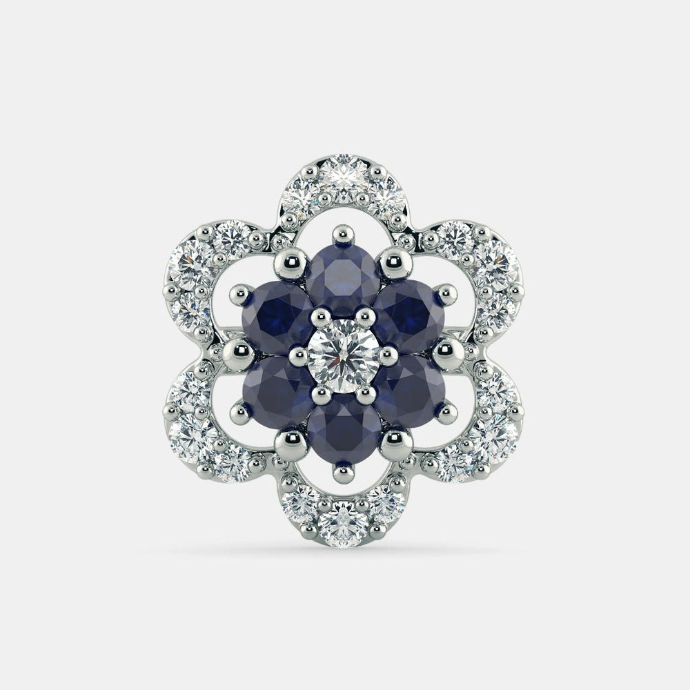 SOPHIN DIAMOND EARRINGS- 925 SILVER - SENSATION Pakistan