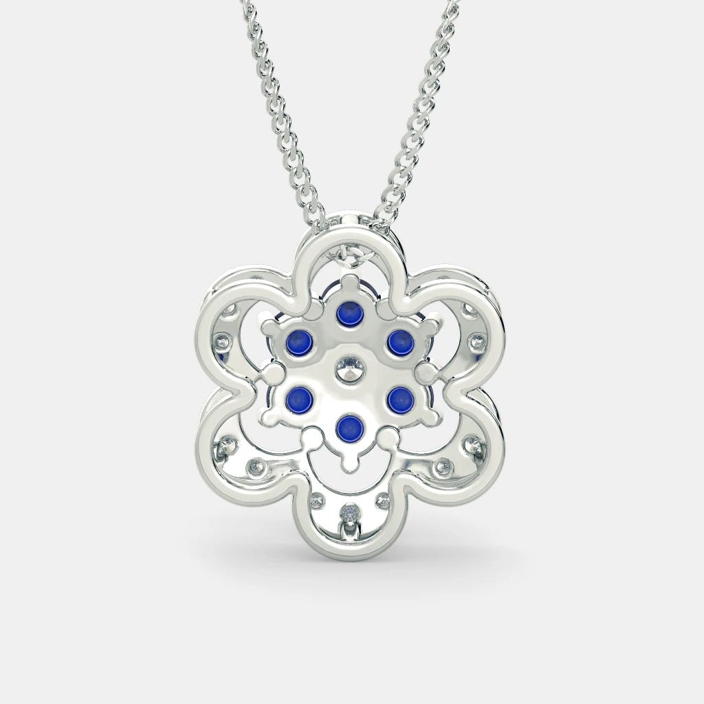 Sophin Diamond Necklace - 925 Silver - SENSATION Pakistan
