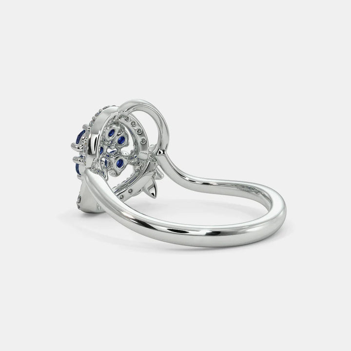Sophin Diamond Ring- 925 Silver - SENSATION Pakistan