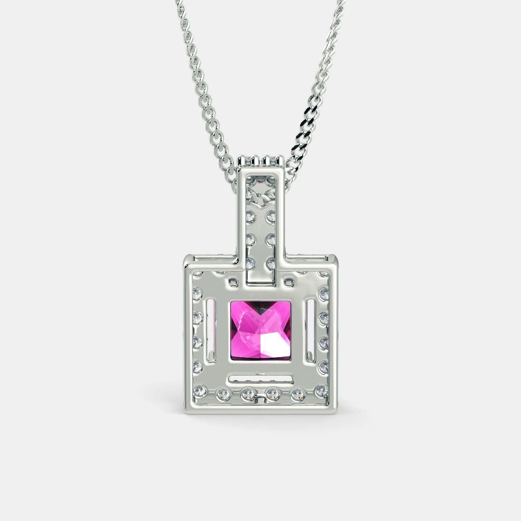 SQUARE SERENA Necklace - 925 SILVER - SENSATION Pakistan