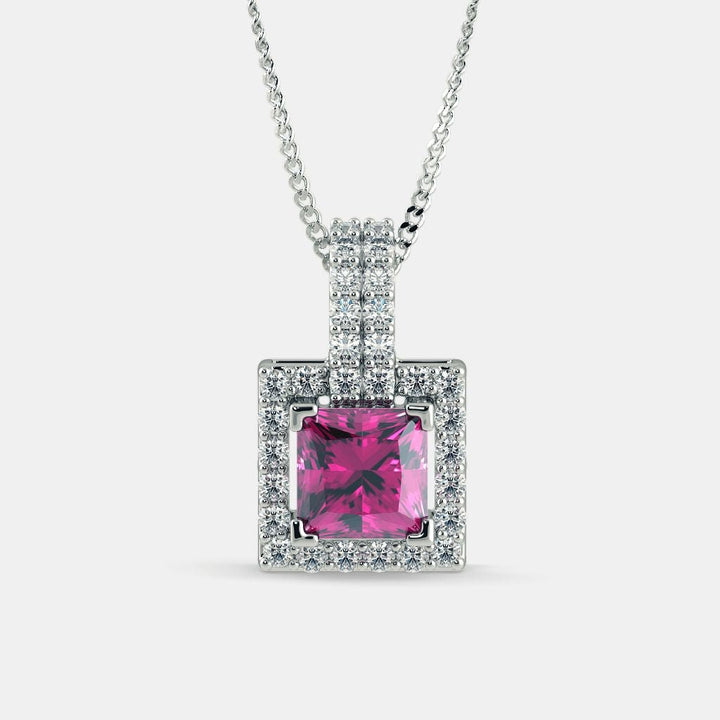 SQUARE SERENA Necklace - 925 SILVER - SENSATION Pakistan