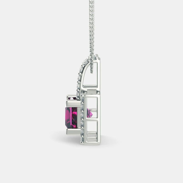 SQUARE SERENA Necklace - 925 SILVER - SENSATION Pakistan