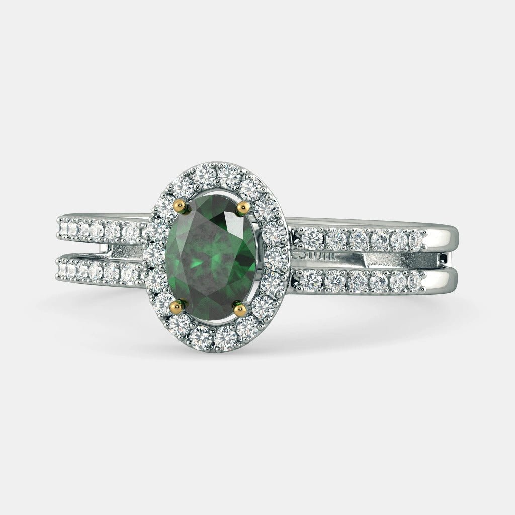 THE ATLANTIS EMERALD RING - 925 SILVER - SENSATION Pakistan