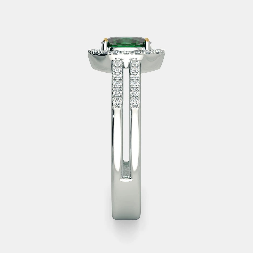 THE ATLANTIS EMERALD RING - 925 SILVER - SENSATION Pakistan