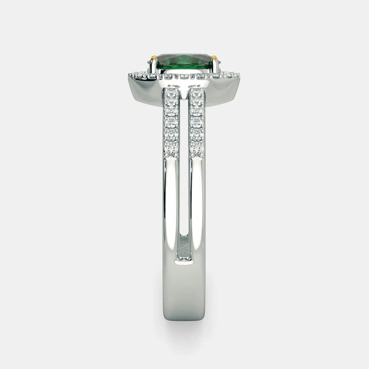 THE ATLANTIS EMERALD RING - 925 SILVER - SENSATION Pakistan