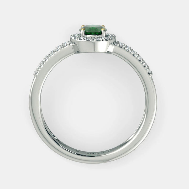 THE ATLANTIS EMERALD RING - 925 SILVER - SENSATION Pakistan