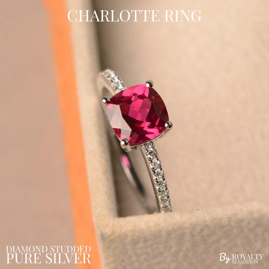 THE CHARLOTTE RING - 925 SILVER - SENSATION Pakistan